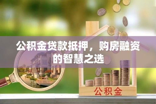 泸西公积金贷款抵押，购房融资的智慧之选