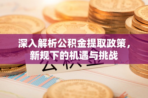 涧西深入解析公积金提取政策，新规下的机遇与挑战