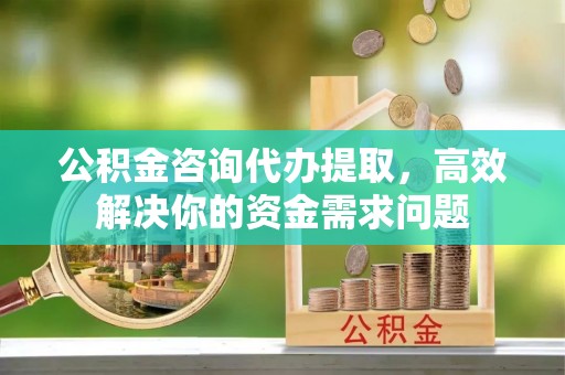 天水公积金咨询代办提取，高效解决你的资金需求问题