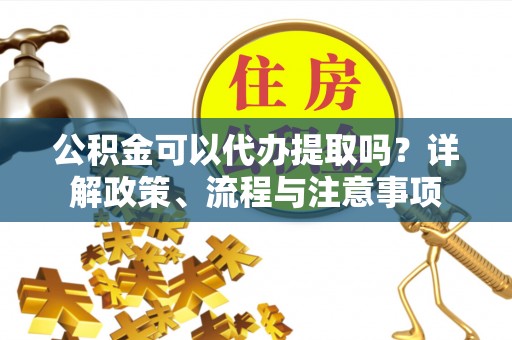 天水公积金可以代办提取吗？详解政策、流程与注意事项