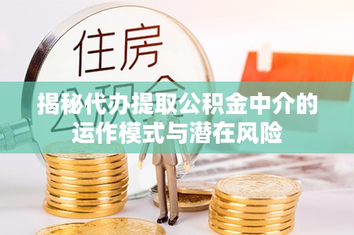 西城揭秘代办提取公积金中介的运作模式与潜在风险