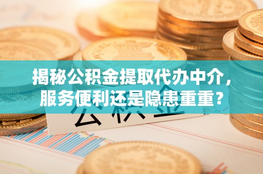 鹤壁揭秘公积金提取代办中介，服务便利还是隐患重重？