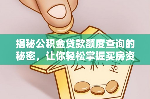 安宁揭秘公积金贷款额度查询的秘密，让你轻松掌握买房资金规划