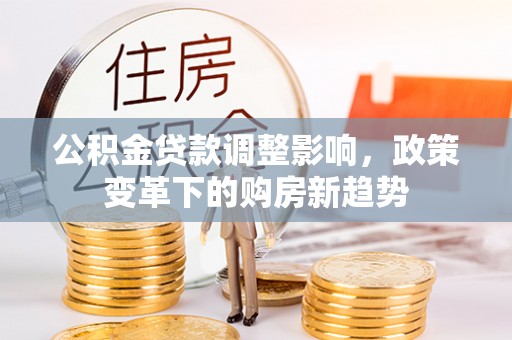 国姓公积金贷款调整影响，政策变革下的购房新趋势
